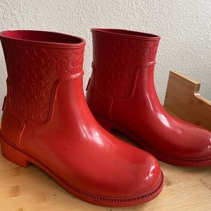 Coach Shoes Signature Rain Boots